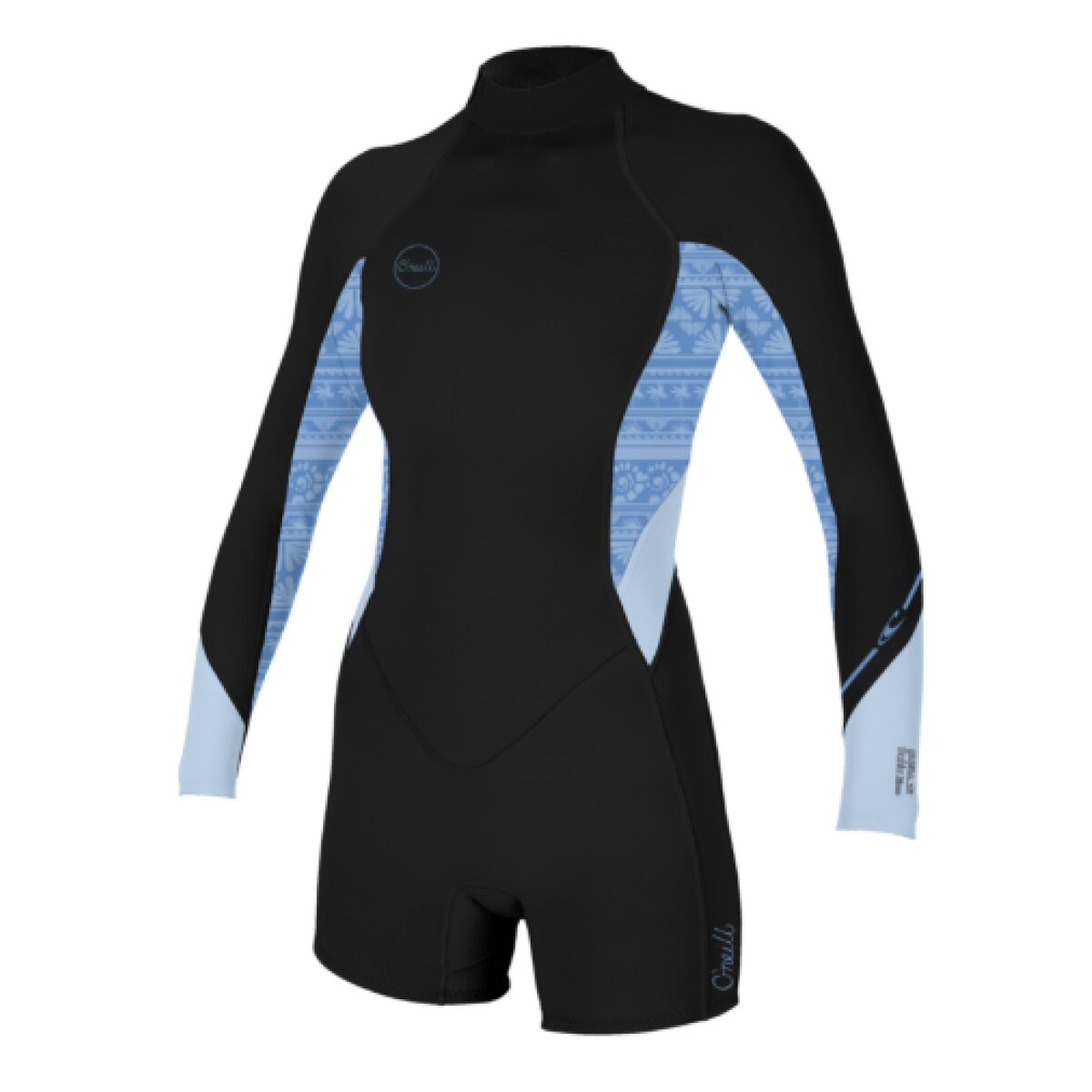 O'Neill Women's Bahia 2/1 mm Back Zip L/S Short Spring Suit