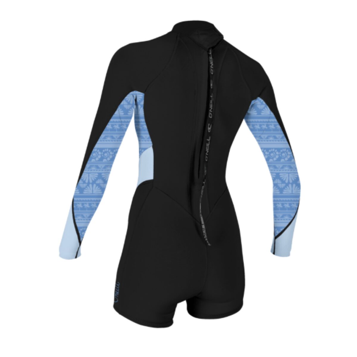 O'Neill Women's Bahia 2/1 mm Back Zip L/S Short Spring Suit