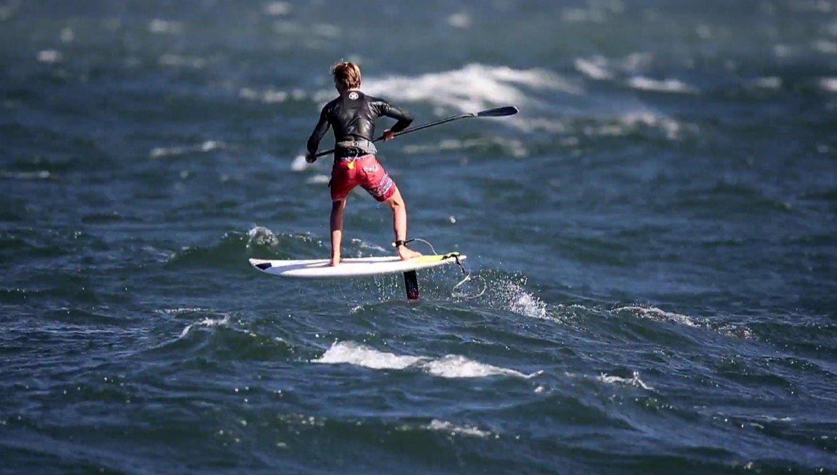 Downwind SUP Foiling with TJ Downwind SUP Foiling with TJ