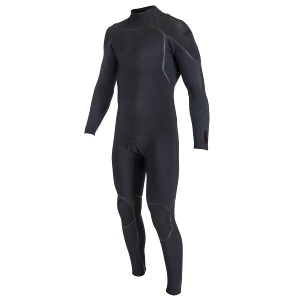 O'Neill Hyperfreak Fire 4/3+ Back Zip Men's Wetsuit - 2XL, BLACK