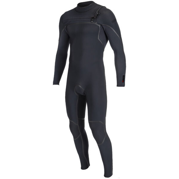 O'Neill Hyperfreak Fire 4/3+ Chest Zip Men's Wetsuit - S, BLACK