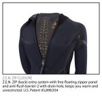 O'Neill Psycho One Back Zip 4/3 TB3 Men's Wetsuit 2022 O'Neill Psycho One Back Zip 4/3 TB3 Men's Wetsuit 2022