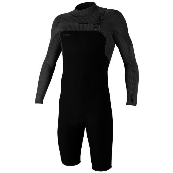O'Neill Hyperfreak 2mm Chest Zip Long Sleeve Spring Wetsuit - XXL, BLACK