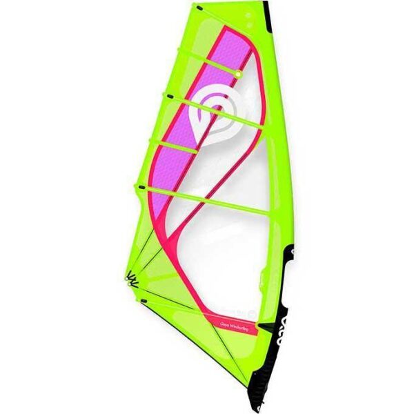 Goya Banzai Pro Windsurfing Sail 2021 - 4, NEON YELLOW/FUSCHIA