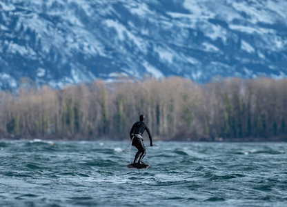 Downwind SUP Foiling: Best Winter Sport Ever? Downwind SUP Foiling: Best Winter Sport Ever?