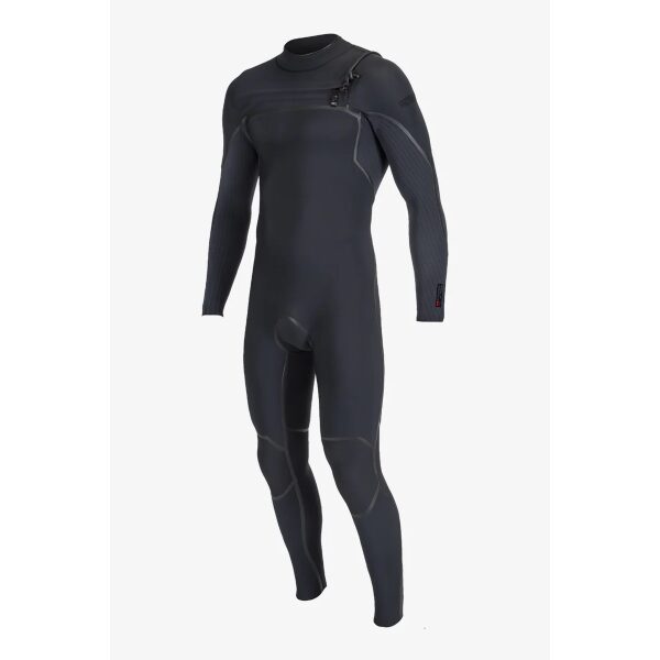 O'Neill Hyperfreak Fire 3/2+ Chest Zip Full Mens Wetsuit - S, BLACK