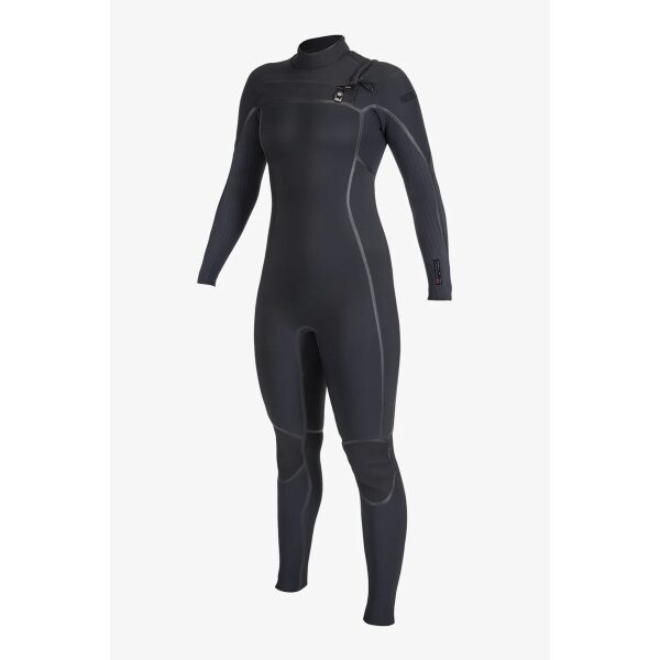 O'Neill Hyperfreak Fire 4/3+ Women's Wetsuit - 12, BLACK