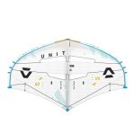 Duotone Unit SLS Concept Blue Foil Wing 2025 Duotone Unit SLS Concept Blue Foil Wing 2025