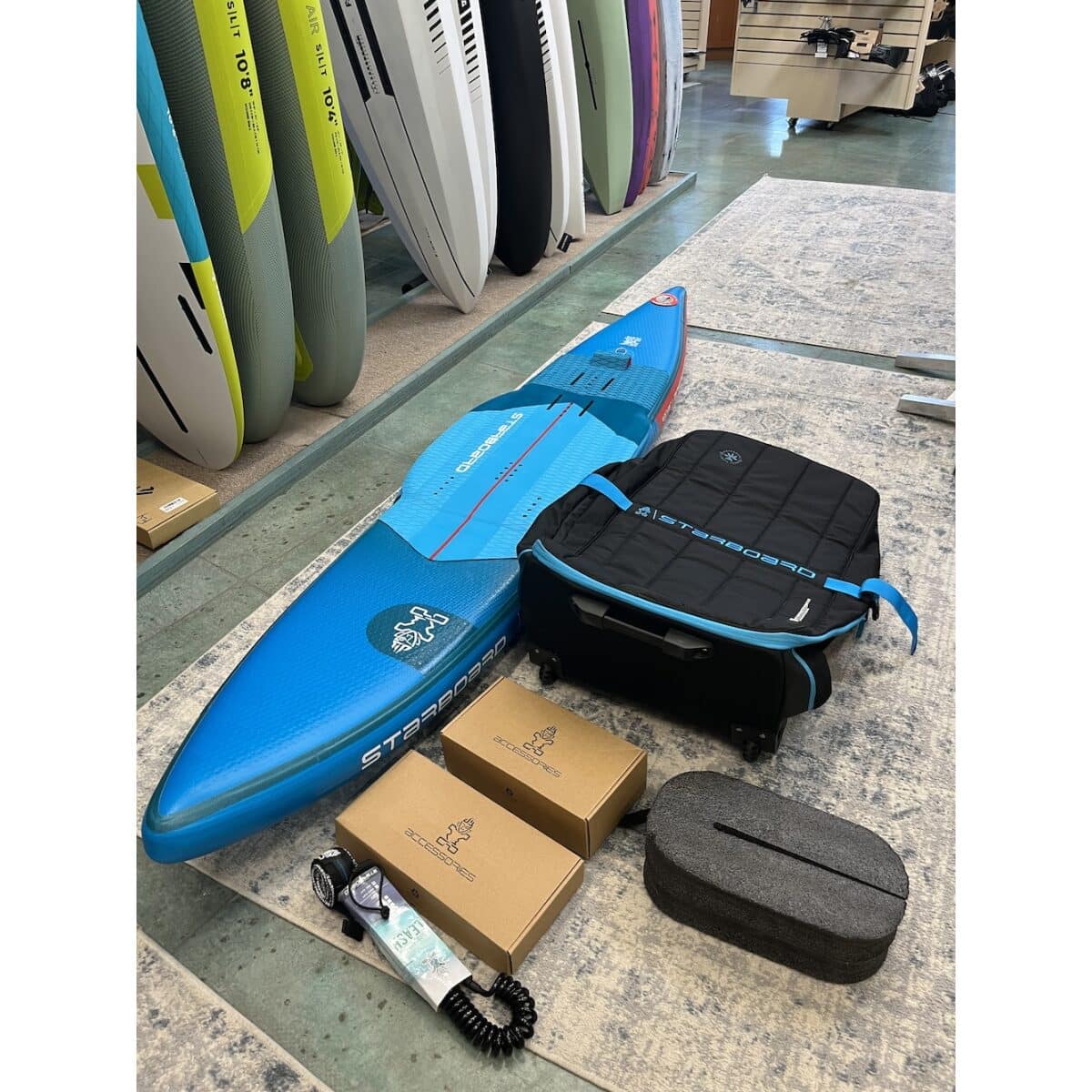 Starboard Ace Foil Air Deluxe Lite Carbon Inflatable SUP Foil Board USED 2025