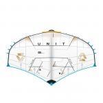 Duotone Unit SLS Concept Blue Foil Wing 2026 Duotone Unit SLS Concept Blue Foil Wing 2026