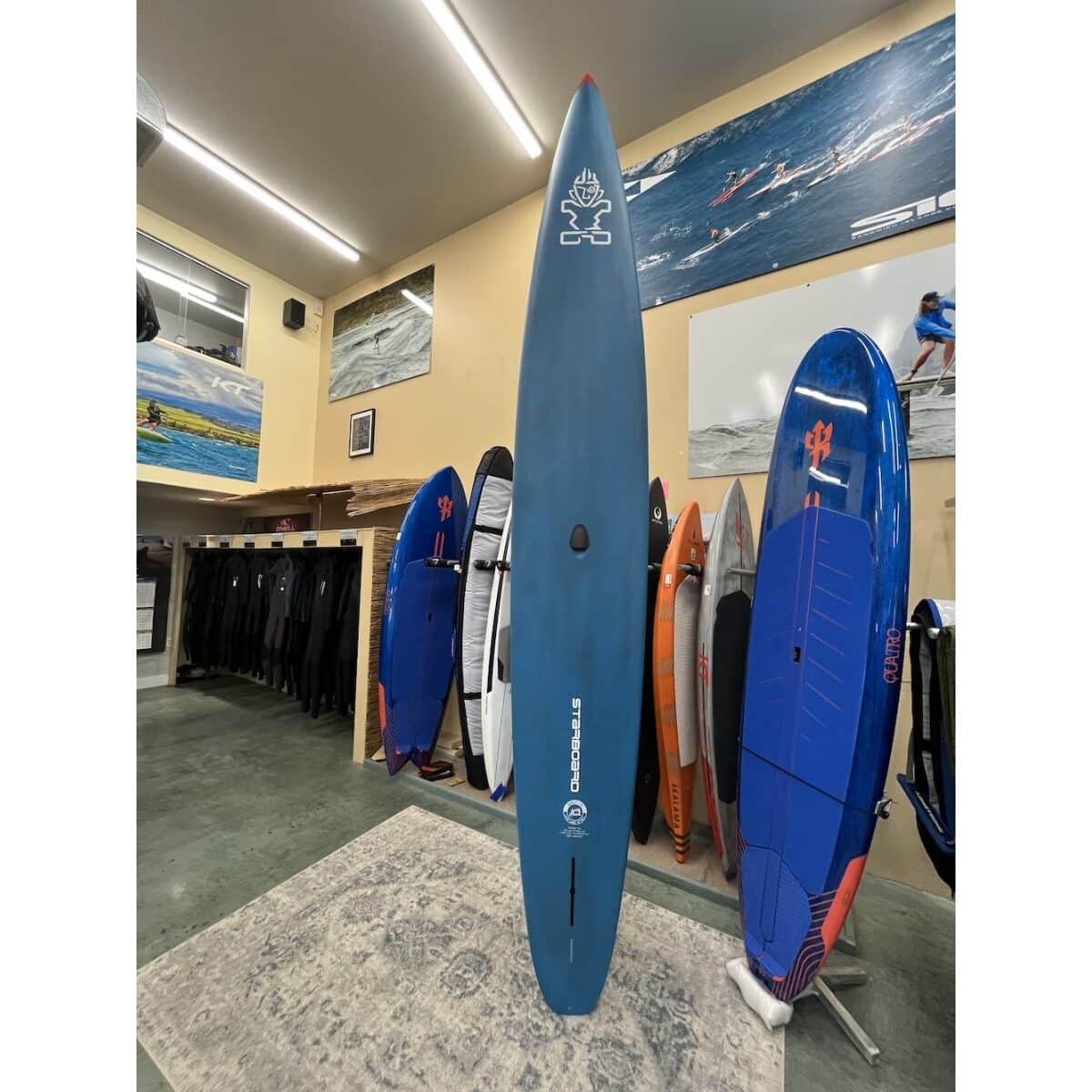 DEMO Starboard Gen-R Blue Carbon 14' x 23" 2025 SUP Board W/Board Bag
