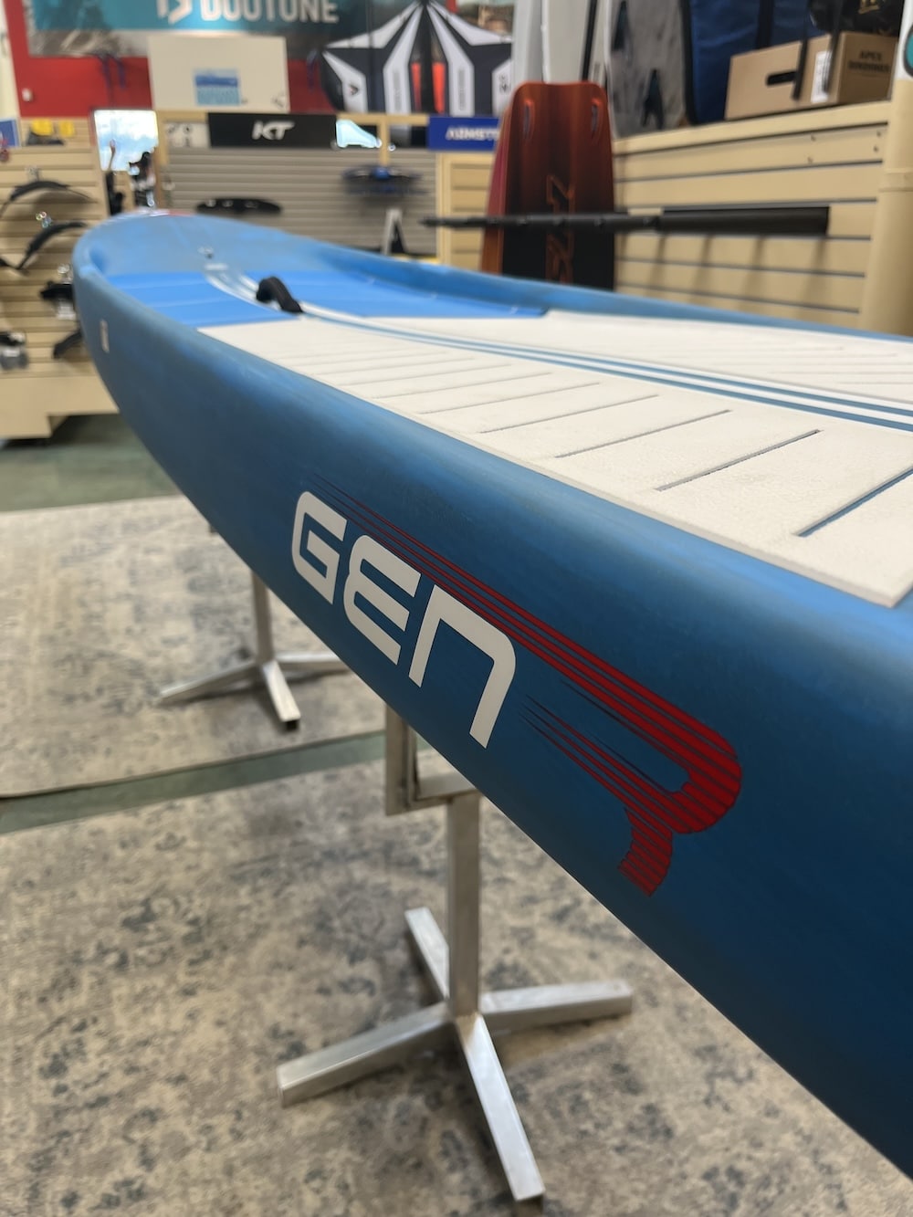 DEMO Starboard Gen-R Blue Carbon 14' x 23" 2025 SUP Board W/Board Bag DEMO Starboard Gen-R Blue Carbon 14' x 23" 2025 SUP Board W/Board Bag