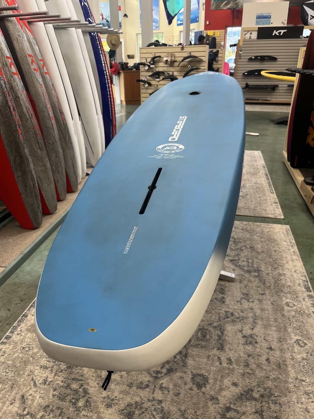 DEMO Starboard Gen-R Blue Carbon 14' x 23" 2025 SUP Board W/Board Bag DEMO Starboard Gen-R Blue Carbon 14' x 23" 2025 SUP Board W/Board Bag