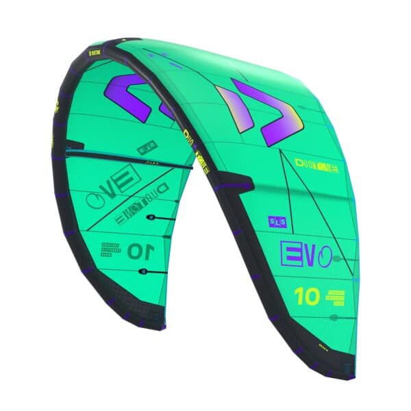 Duotone Evo SLS Kiteboarding Kite 2026 - Green/Purple, 13m