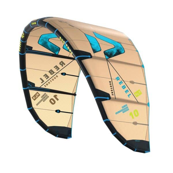 Duotone Rebel SLS Kiteboarding Kite 2026 - Sand/Turquoise, 14M