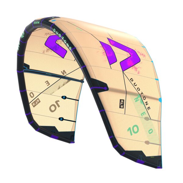 Duotone Neo SLS Kiteboarding Kite 2026 - Sand/Purple, 12m