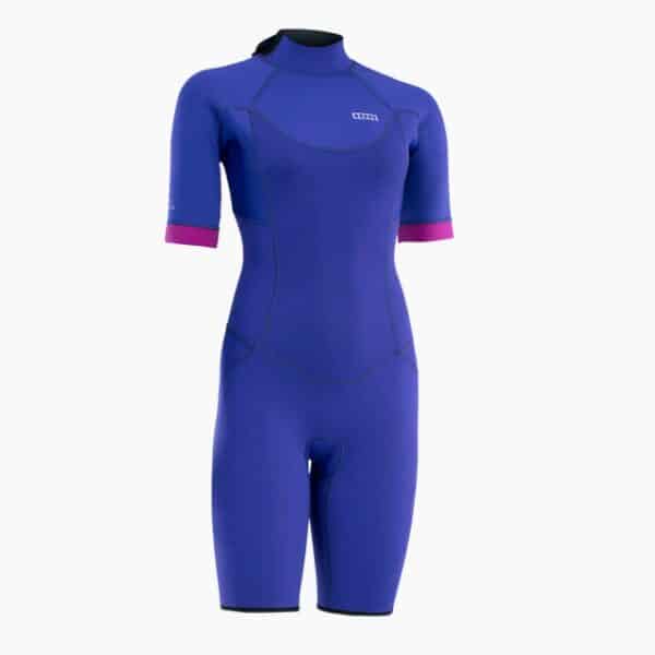 Ion Element 2/2 Shorty SS Back Zip Women’s Wetsuit 2024 - L, Concord Blue
