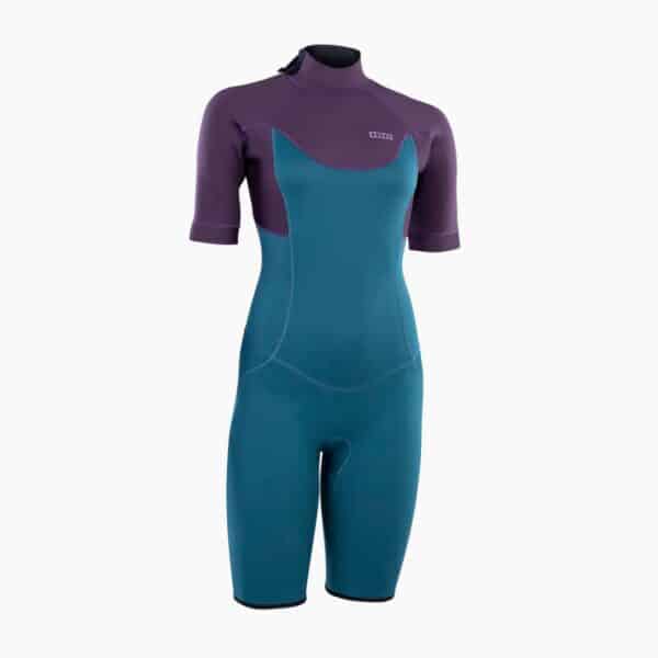 Ion Element 2/2 Shorty SS Back Zip Women’s Wetsuit 2024 - L, Deep Forest