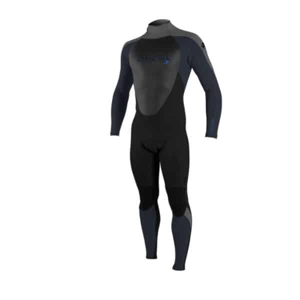 O'Neill Epic 4/3 Back Zip Men's Wetsuit - 3XL, Black/Slate/Smoke