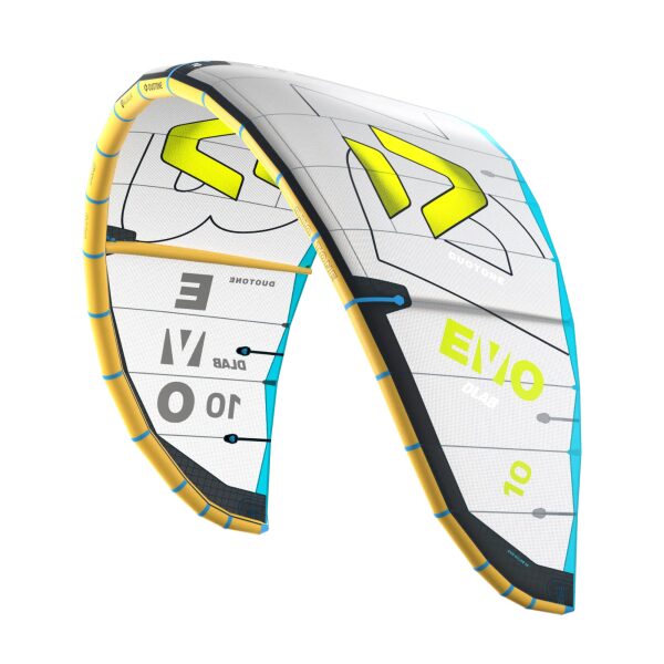 Duotone Evo D/Lab Kiteboarding Kite 2026 - 10m, Grey/Lime